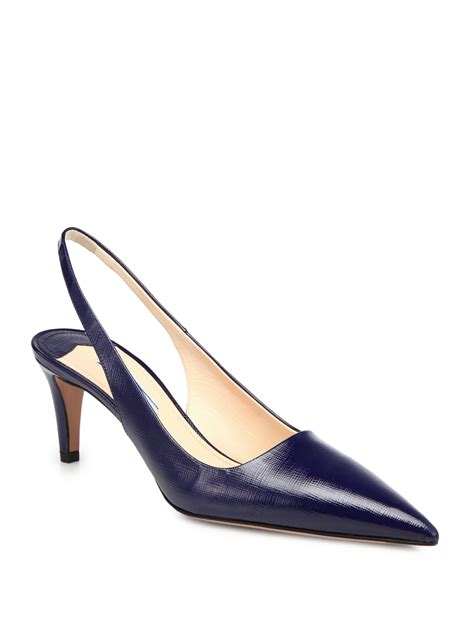 prada open toe slingback shoes|Prada slingback pointed toe pumps.